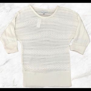 New York & Company 3/4 Length Sleeve Sweater